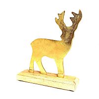украшение декоративное golden raindeer, 22х18х5 см в Томске