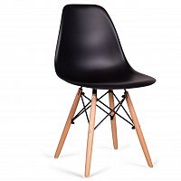 стул деревянный pc-015 черный (eames style) в Томске