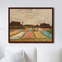картина: flower beds in holland, 1883г. в Томске