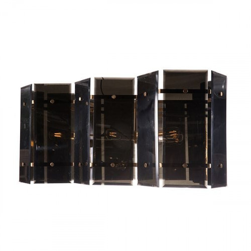 люстра colorgloss чёрная, золото в Томске