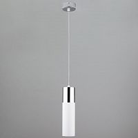 подвесной светильник eurosvet double topper 50135/1 led хром/белый в Томске