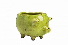 цветочный горшок pig planter зеленый в Томске