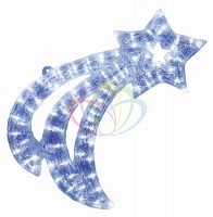 светодиодная фигура летящая звездочка 62см в Томске