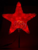 светодиодная фигура звезда красная в Томске