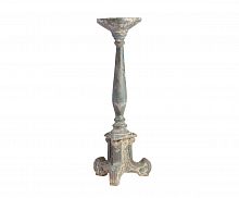подсвечник фигурный голубой состаренный на 1 свечу antique blue finish, 61 см в Томске