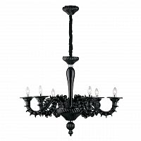 подвесная люстра ideal lux ca rezzonico sp6 nero в Томске