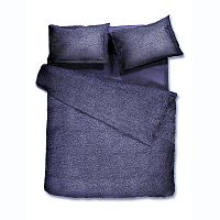 комплект постельного белья decoflux сатин семейный indigo dots в Томске