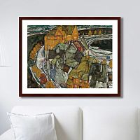 картина: crescent of houses ii (island_town), 1915г. в Томске