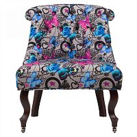 кресло мягкое amelie french country chair бабочки в Томске