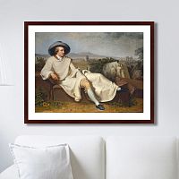 картина: goethe in the roman campagna, 1787г. в Томске