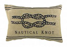 подушка с морским узлом nautical knot natural в Томске