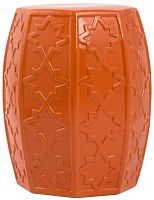керамический столик-табурет garden stool оранжевый в Томске