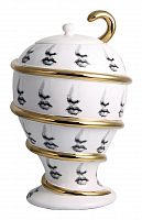 декоративная ваза с крышкой пьеро форназетти serpentino gold в Томске