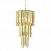 люстра gigi 7 gold от delight collection прозрачная/золото в Томске
