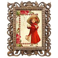 репродукция старинной рождественской гравюры in red в Томске