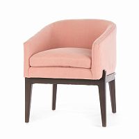 кресло copeland dining chair розовое в Томске