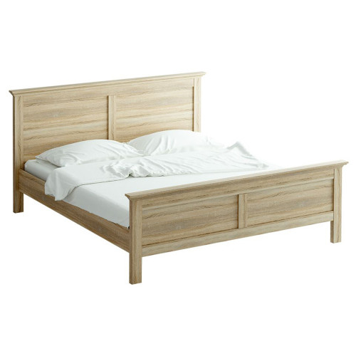 кровать деревянная двуспальная 180х200 светло-бежевая reina в Томске