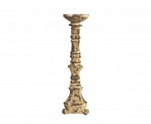 подсвечник фигурный бежевый состаренный на 1 свечу antique blue, 35 см в Томске