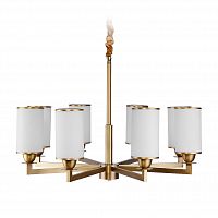 люстра brch9040-8 от delight collection белая/золото в Томске