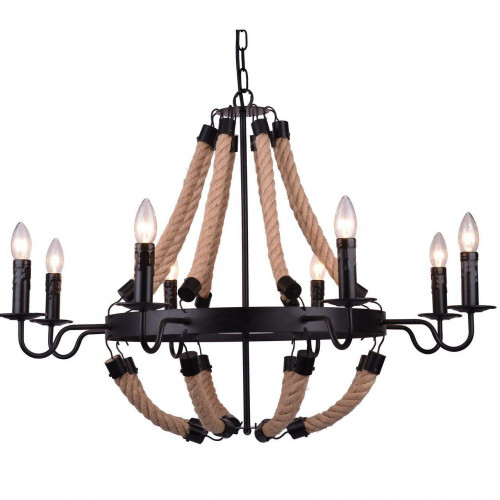 подвесная люстра arte lamp marsiglia a8956lm-8bk в Томске