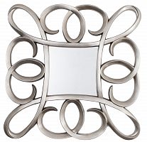 зеркало серебряное квадратное в фигурной раме silver swirl frame от rvastley в Томске