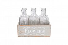 набор стеклянных бутылок flowers в Томске