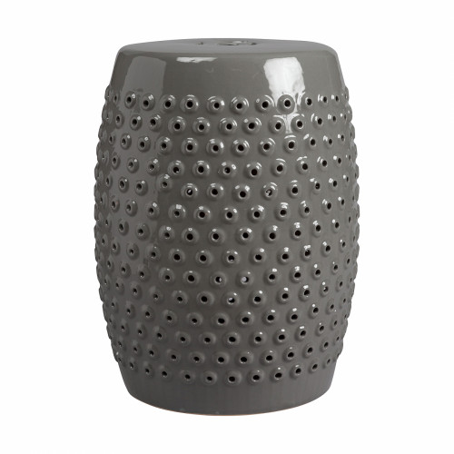 керамический столик-табурет cutwork garden stool серый в Томске