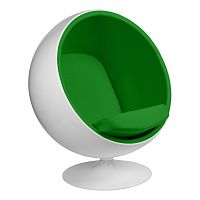 кресло eero aarnio style ball chair зеленое в Томске