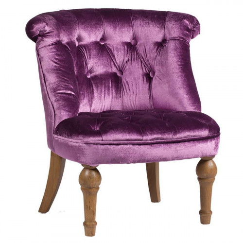 кресло sophie tufted slipper chair сиреневое в Томске