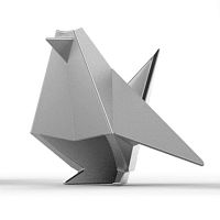 держатель для колец origami птица хром в Томске