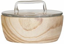 ваза настольная basket wood low в Томске