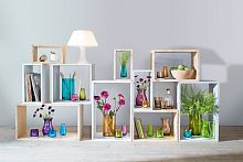 ваза цилиндрическая flower colour 25 см зелёная в Томске