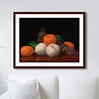 картина: still life with wrapped tangerines, 1889г. в Томске