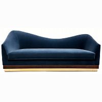 диван hughes sofa прямой синий в Томске