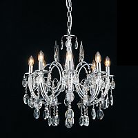 люстра md103908-8a от illuminati прозрачная/ хром в Томске