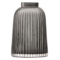 ваза pleat, 20 см, серая в Томске