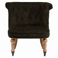 кресло amelie french country chair серо-коричневое в Томске