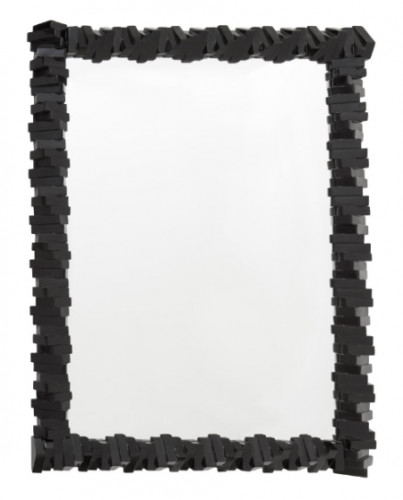 зеркало прямоугольное настенное черное almeria в Томске