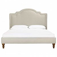 кровать двуспальная 160х200 бежевая cassis upholstered в Томске