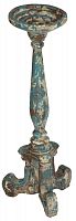 подсвечник состаренный фигурный голубой relic collection, 61 см в Томске