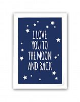постер to the blue moon and back а3 в Томске