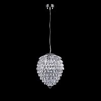 подвесной светильник crystal lux charme sp2+2 led chrome/transparent в Томске