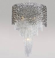 подвесной светильник crystal lux hauberk sp-pl8 d60 матовый никель в Томске