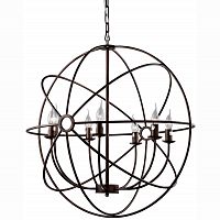 люстра foucault's orb crystal nude коричневая в Томске