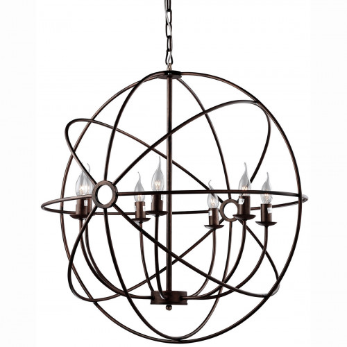 люстра foucault's orb crystal nude коричневая в Томске