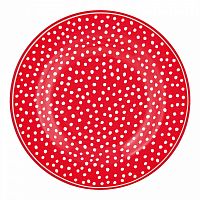 десертная тарелка dot red в Томске