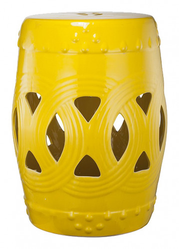 керамический столик-табурет fence stool yellow в Томске
