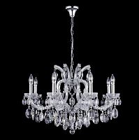 подвесная люстра crystal lux hollywood sp8 chrome в Томске