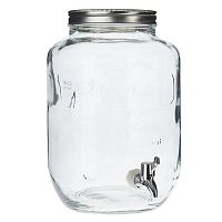 банка glass с крышкой и краном прозрачная в Томске