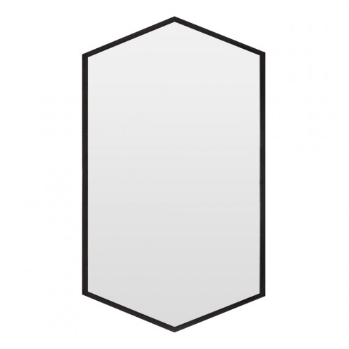 зеркало шестиугольное черное hexagon в Томске